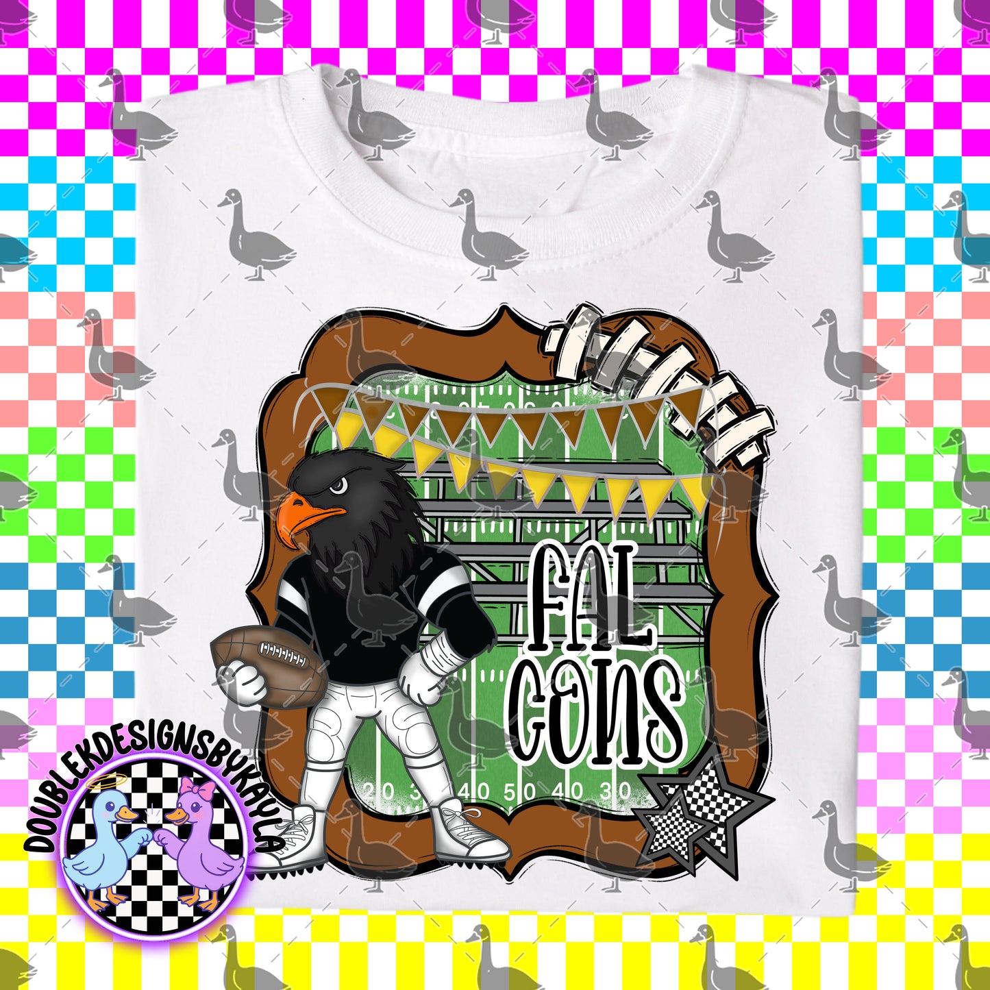 Gridiron Growlers – Mascot Football Series Team Spirit Bundle or individual PNG