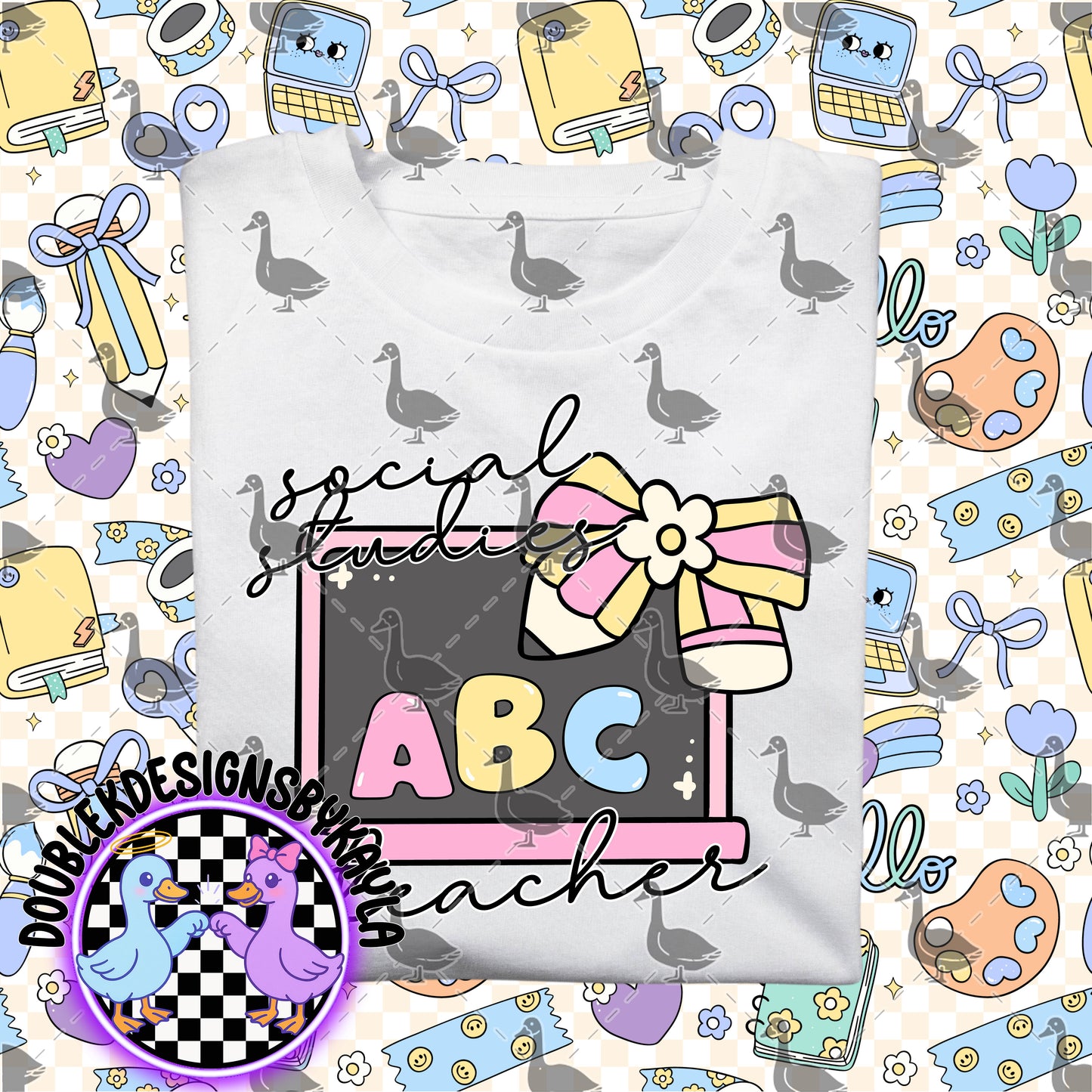 Teach Me Pretty – School Staff Shirt PNGs