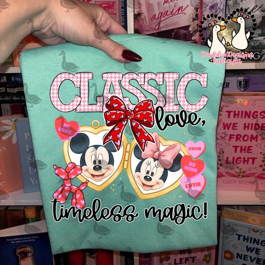 Mouse Classic Love PNG Design