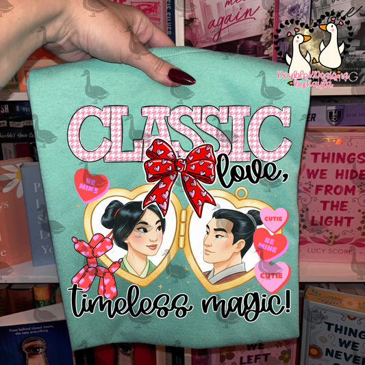Mulan Classic Love PNG Design