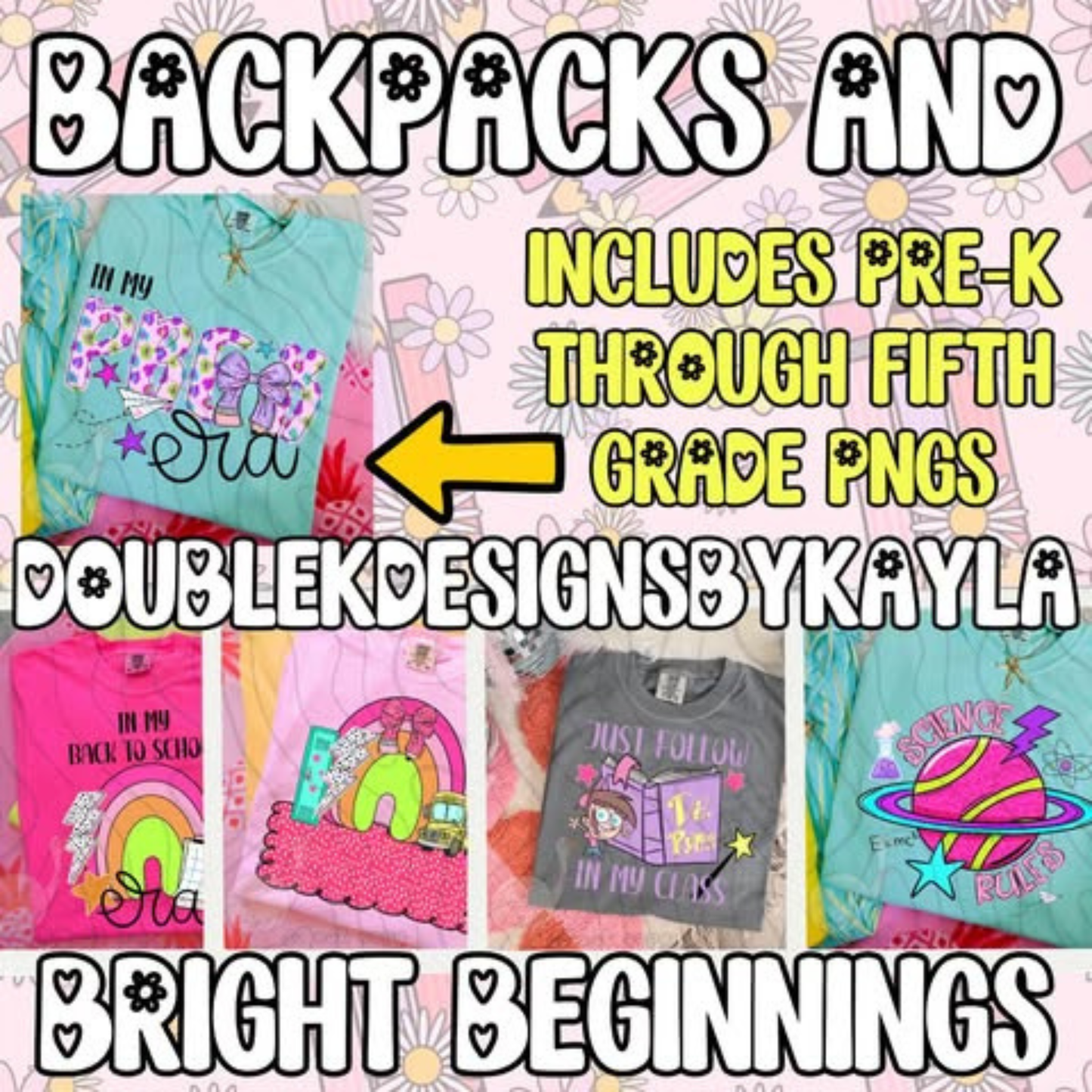 BACKPACKS AND BRIGHT BEGINNINGS COLLAB