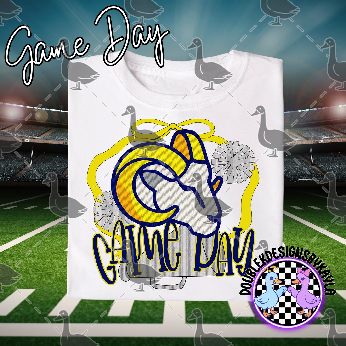 Game Day Bow Squad | 32-Team Bundle or Individual Digital PNG Files