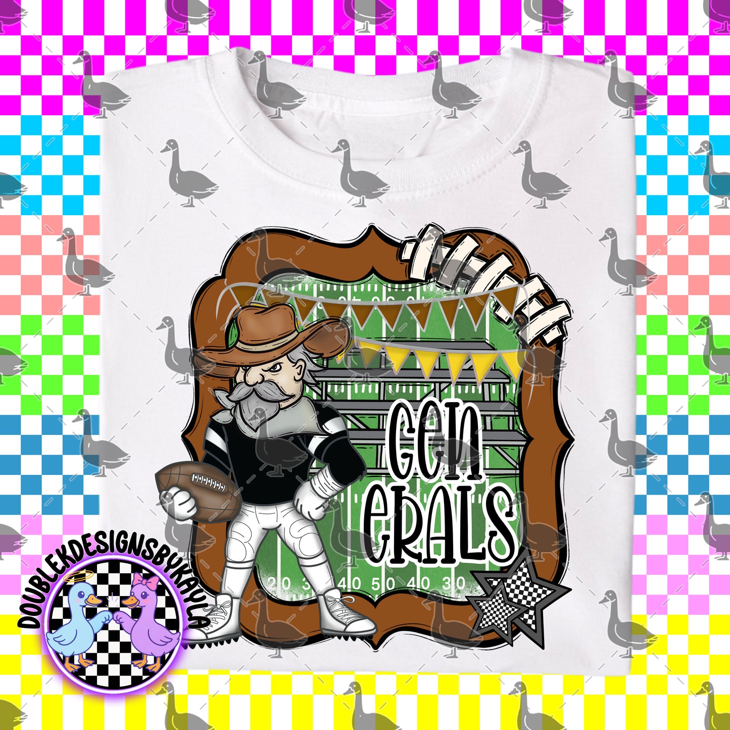 Gridiron Growlers – Mascot Football Series Team Spirit Bundle or individual PNG
