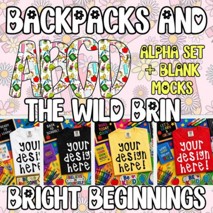 BACKPACKS AND BRIGHT BEGINNINGS COLLAB