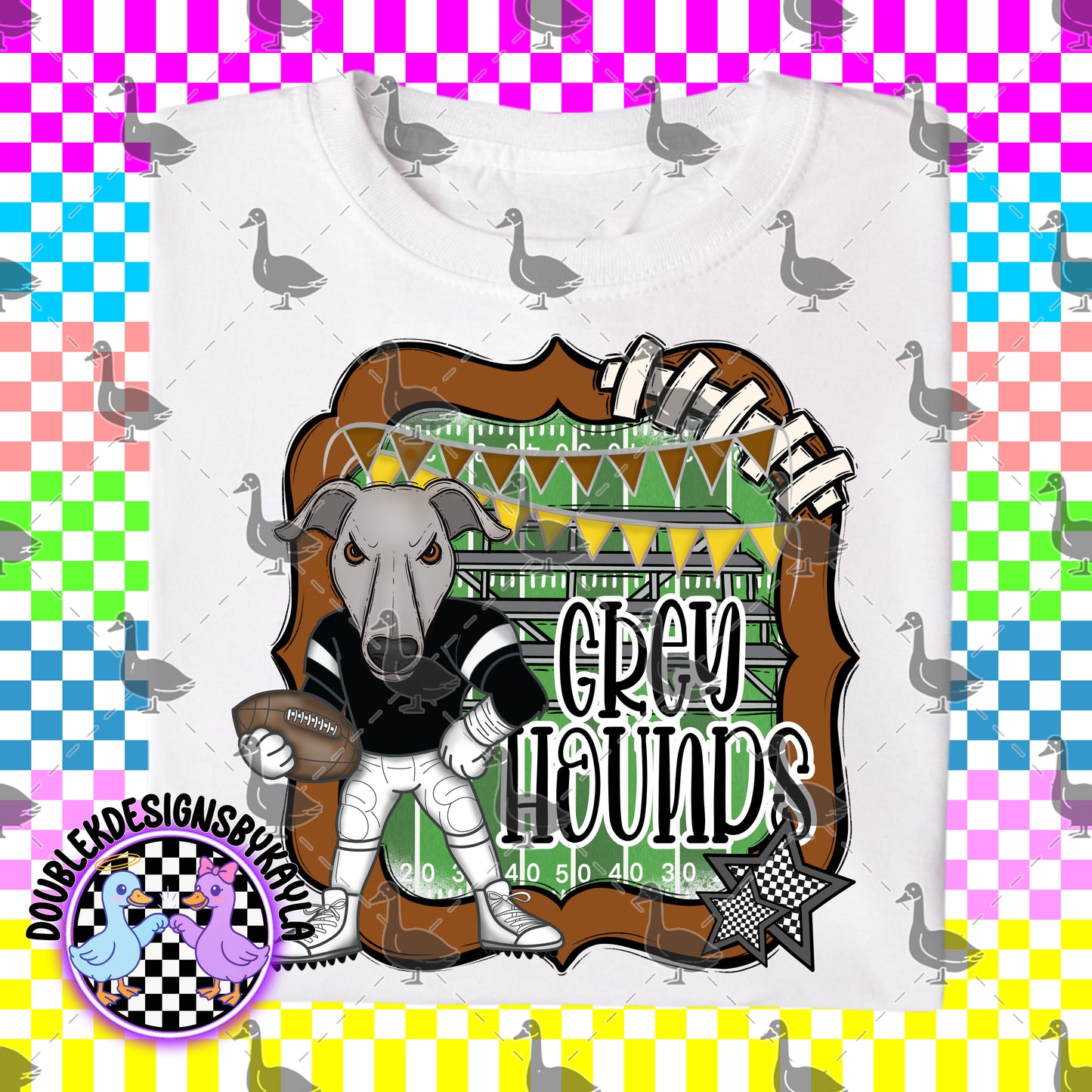 Gridiron Growlers – Mascot Football Series Team Spirit Bundle or individual PNG