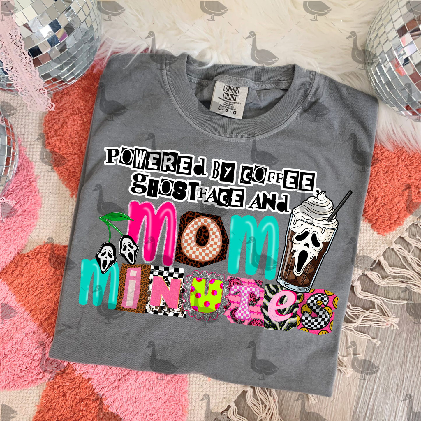 Powered By Coffee GF and Mom Minutes BLK
