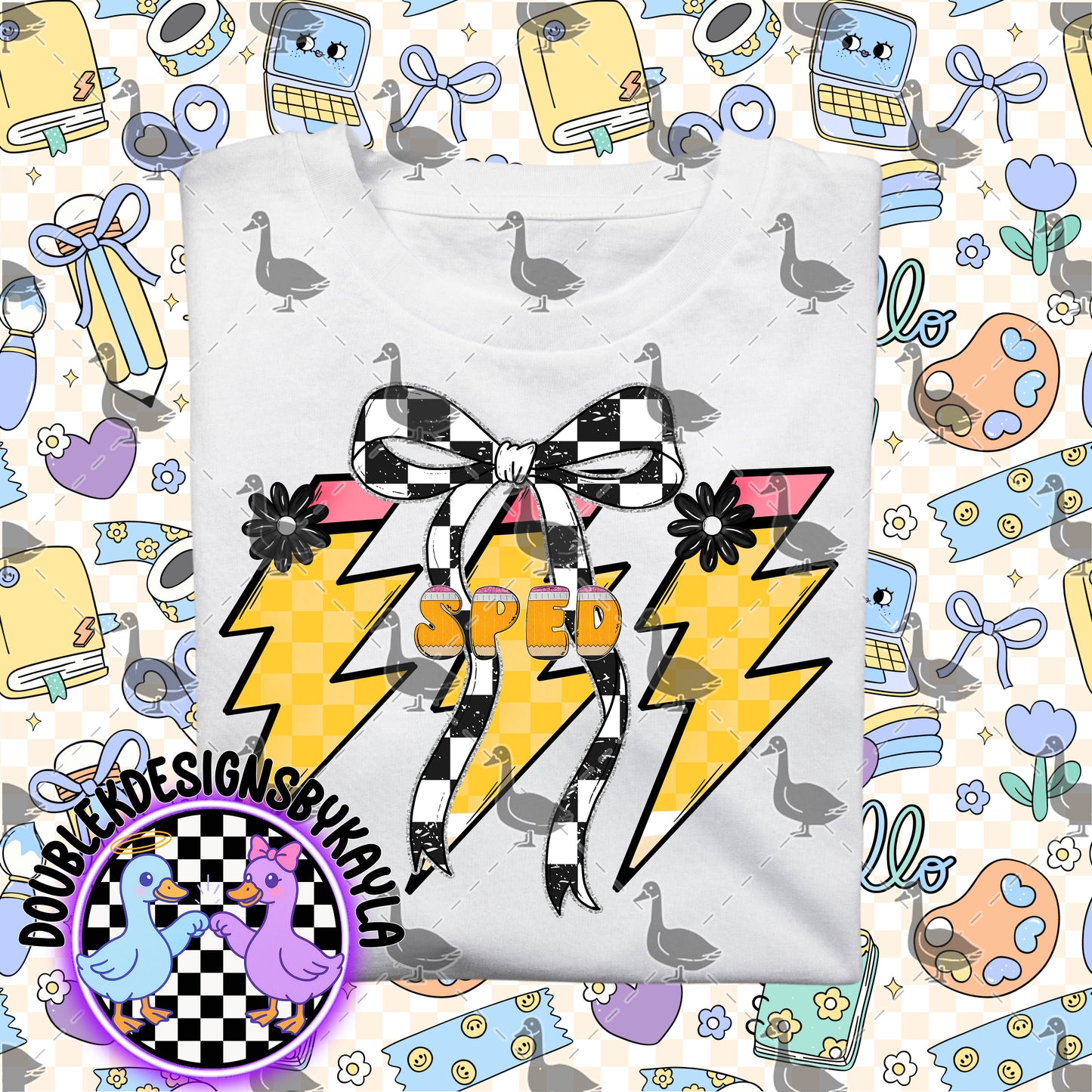 Lightning Bolt Teacher & School Staff PNG – Multiple Grades & Roles!