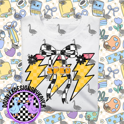 Lightning Bolt Teacher & School Staff PNG – Multiple Grades & Roles!