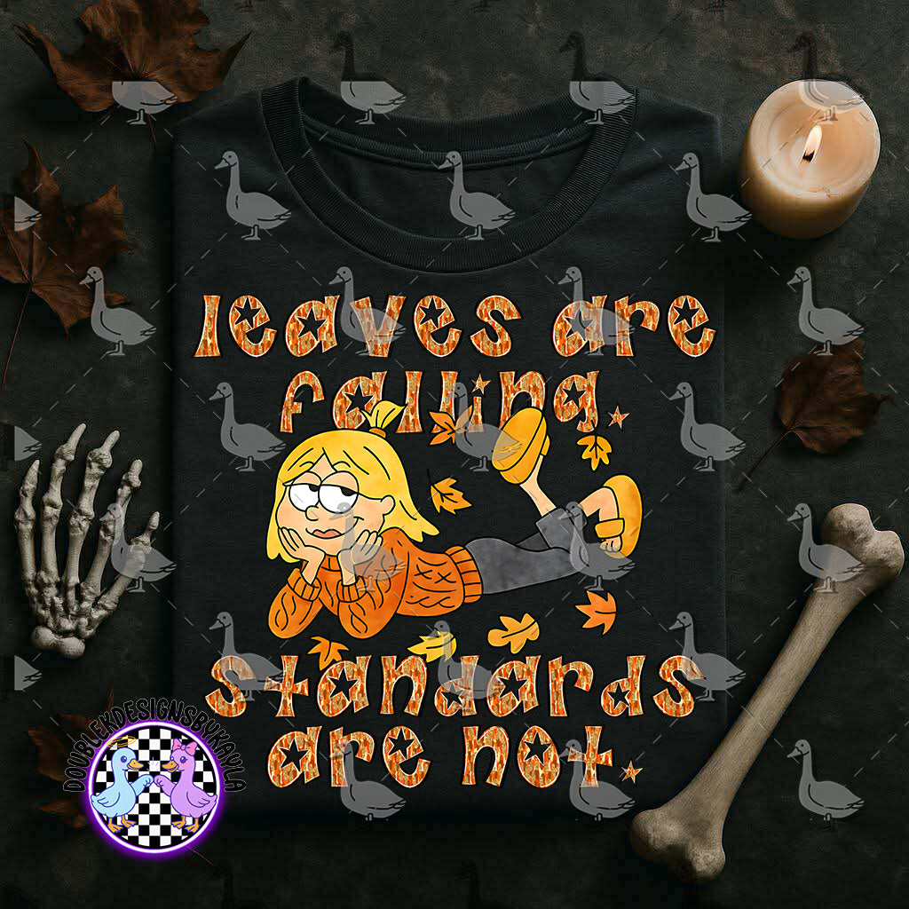 Leaves Are Falling, Standards Are Not PNG
