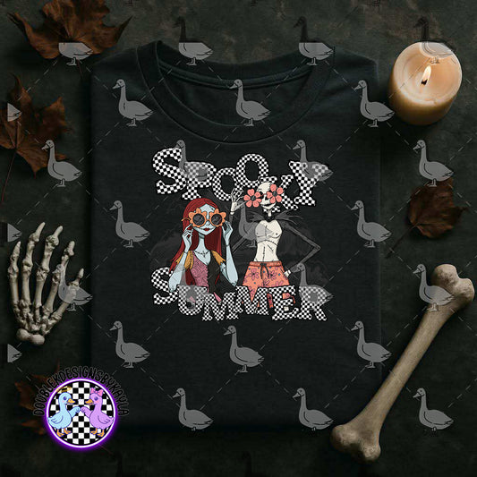 Spooky Summer – Cute Skeleton Beach PNG