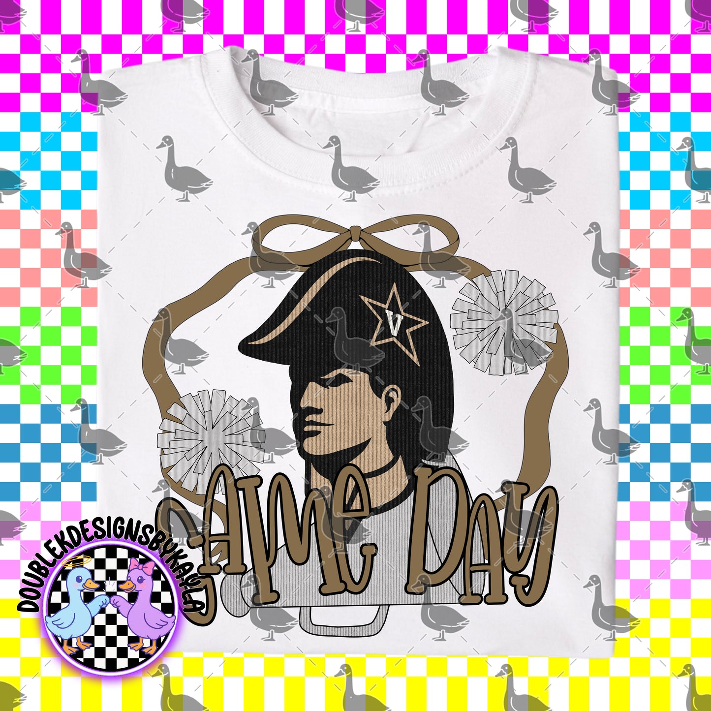 Game Day Bow + Pom Graphic Design Bundle – 16 Team-Inspired PNGs