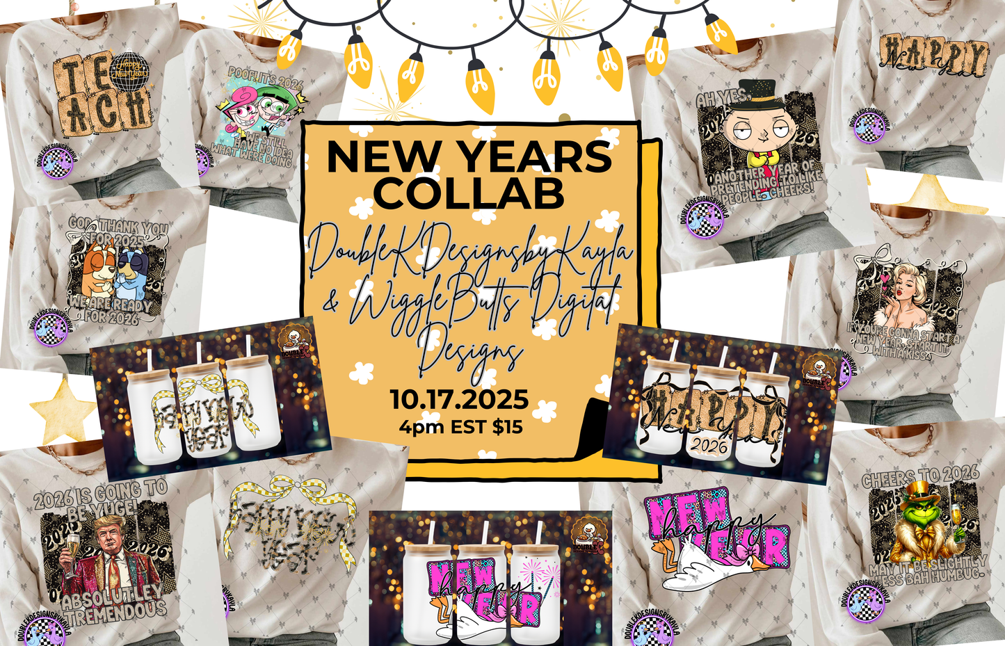 NEW YEARS COLLAB WITH WIGGLEBUTTS DIGITAL DESIGNS