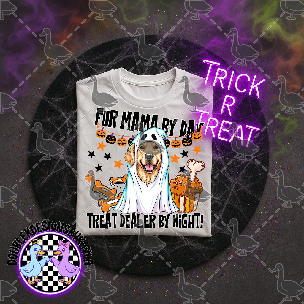 Fur Mama by Day – Halloween Dog Mom PNG Digital File