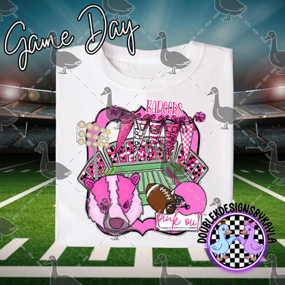 Pink Out Game Day Mascot Designs – 72 Digital Options + Bundle