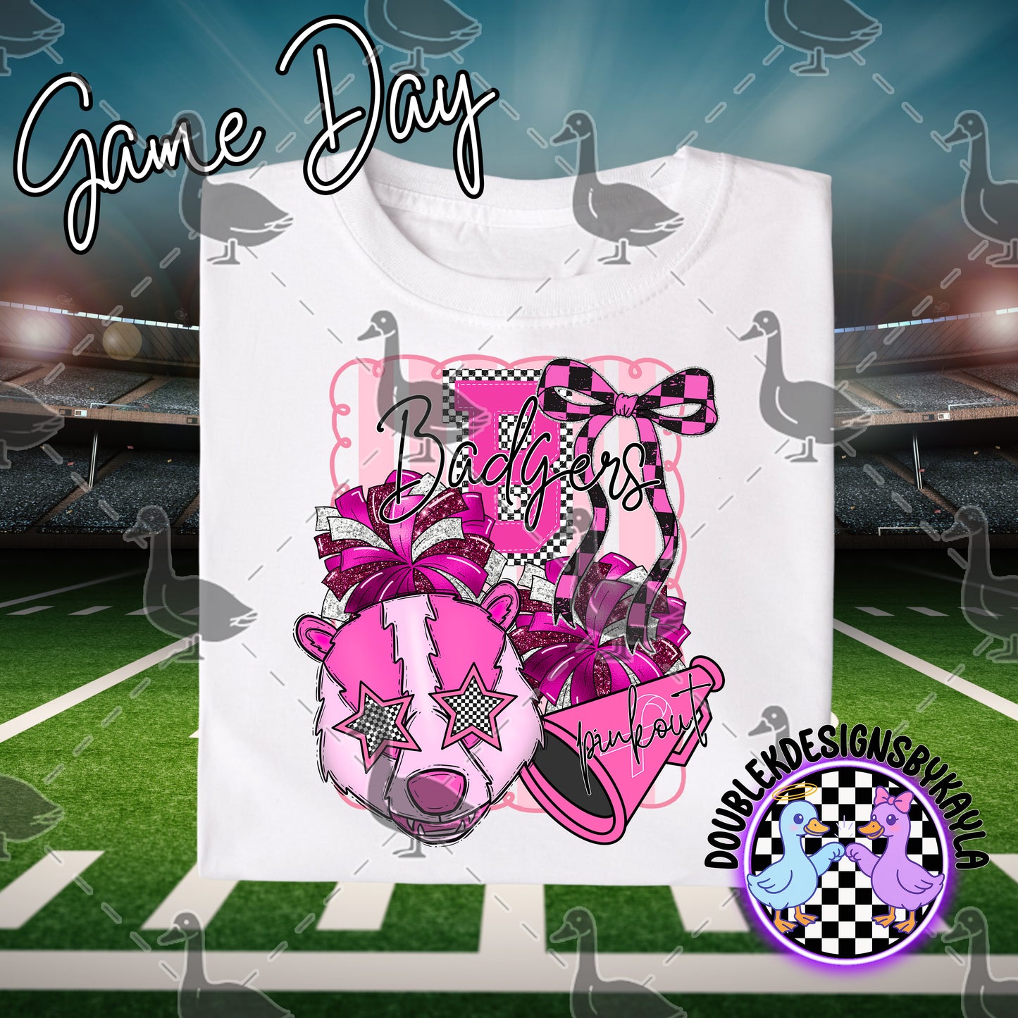 Pink Out Game Day Spirit Series – Multiple Team Options + Bundle