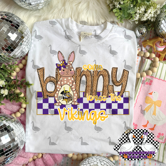 Some bunny loves the Vikings