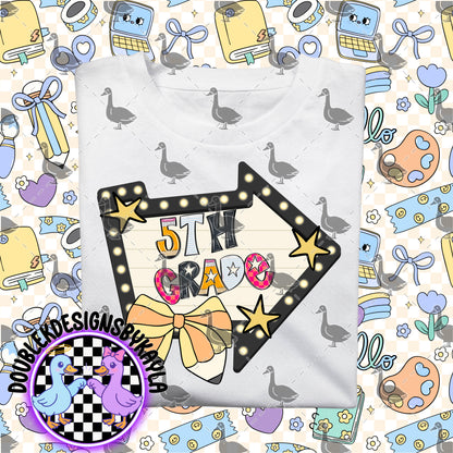 Starstruck Grades – Back to School PNG Bundle | Pre-K to 5th Grade Digital Designs