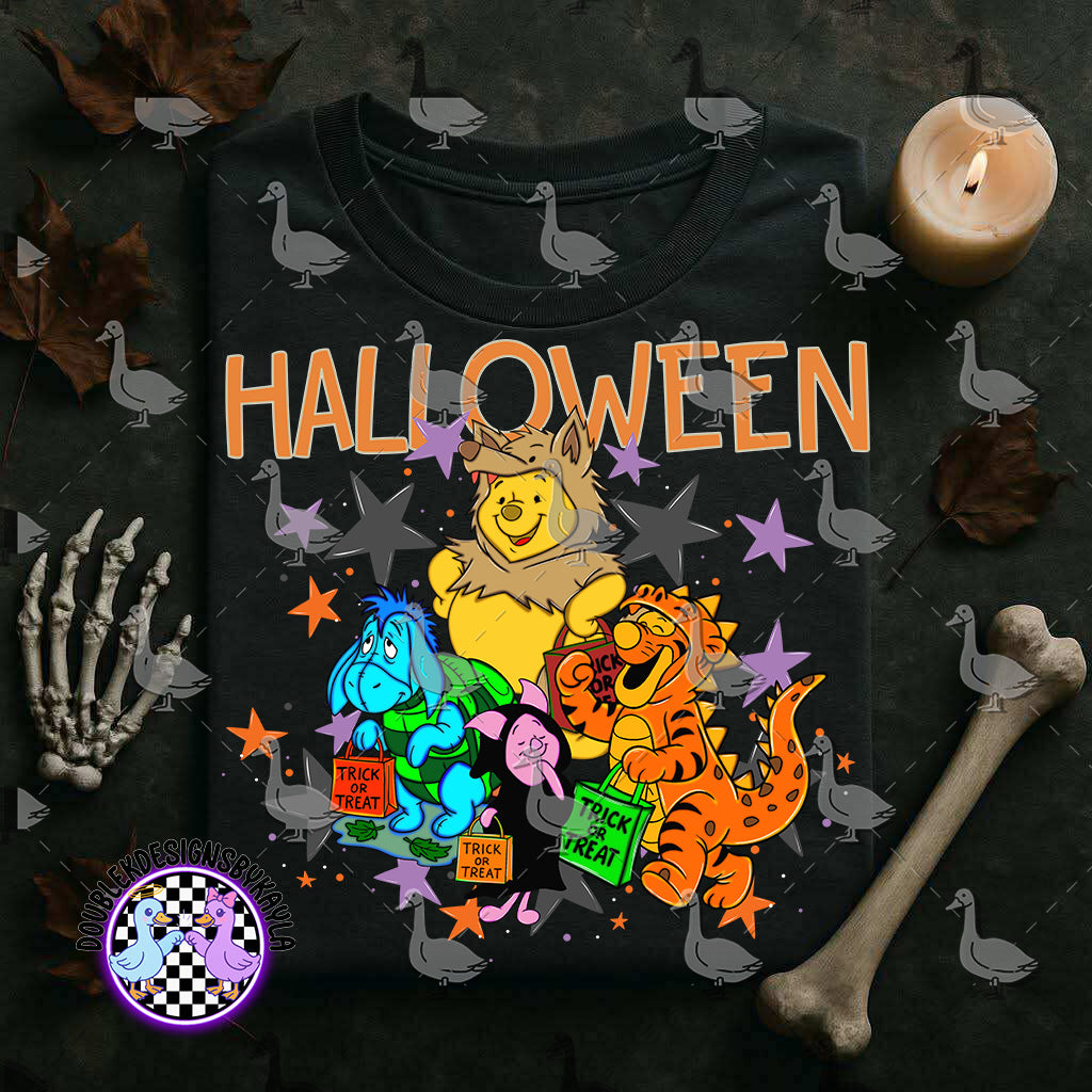 Halloween Trick-or-Treat Crew PNG