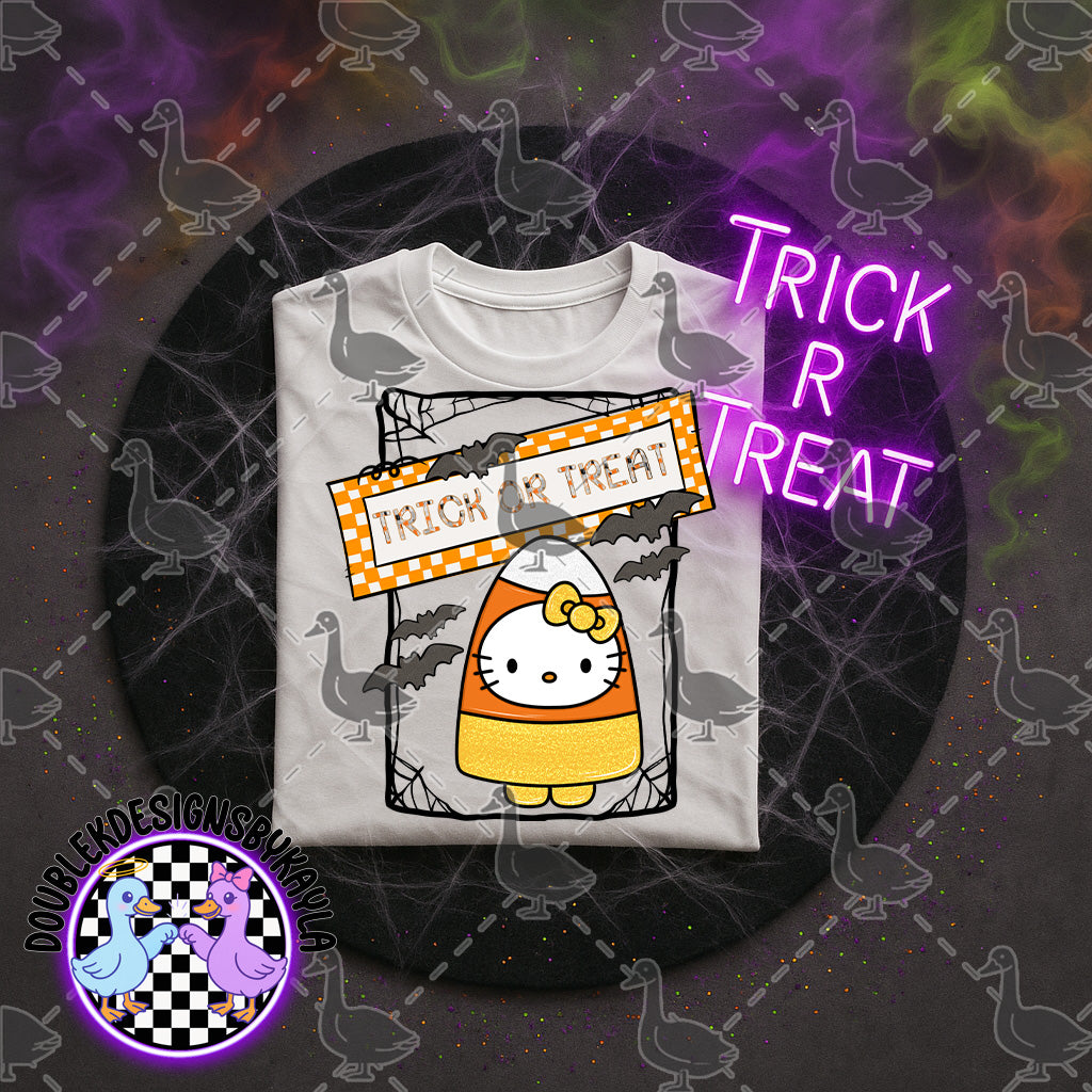 Halloween Trick or Treat Digital Design – 17 Character Styles (PNG)