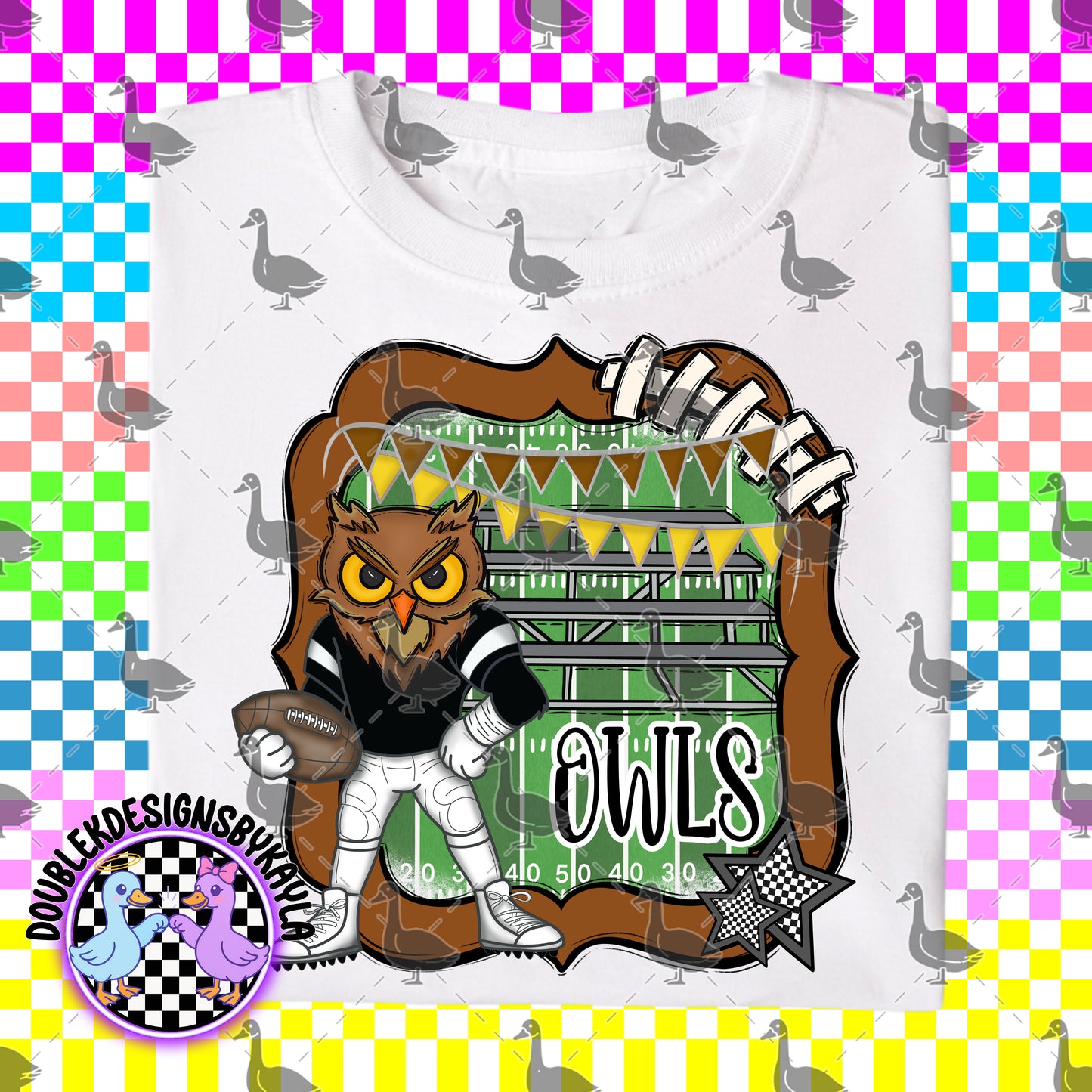 Gridiron Growlers – Mascot Football Series Team Spirit Bundle or individual PNG