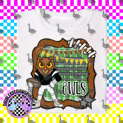 Gridiron Growlers – Mascot Football Series Team Spirit Bundle or individual PNG