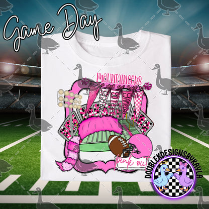Pink Out Game Day Mascot Designs – 72 Digital Options + Bundle