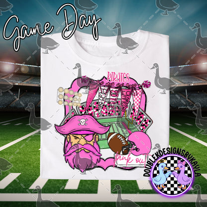 Pink Out Game Day Mascot Designs – 72 Digital Options + Bundle