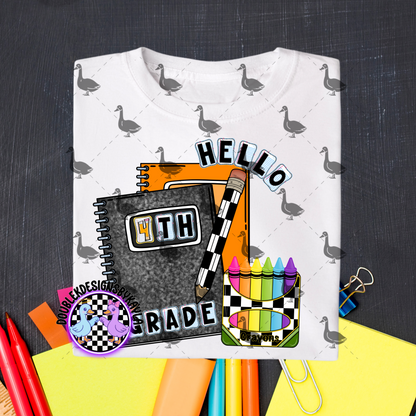 back to school- black and orange – Digital Design