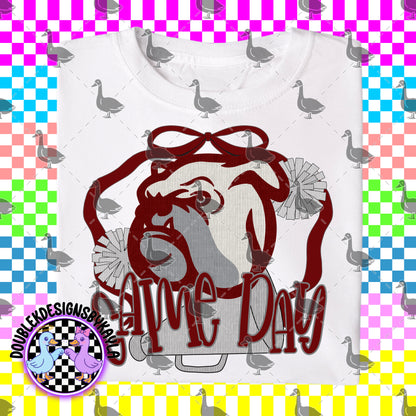 Game Day Bow + Pom Graphic Design Bundle – 16 Team-Inspired PNGs