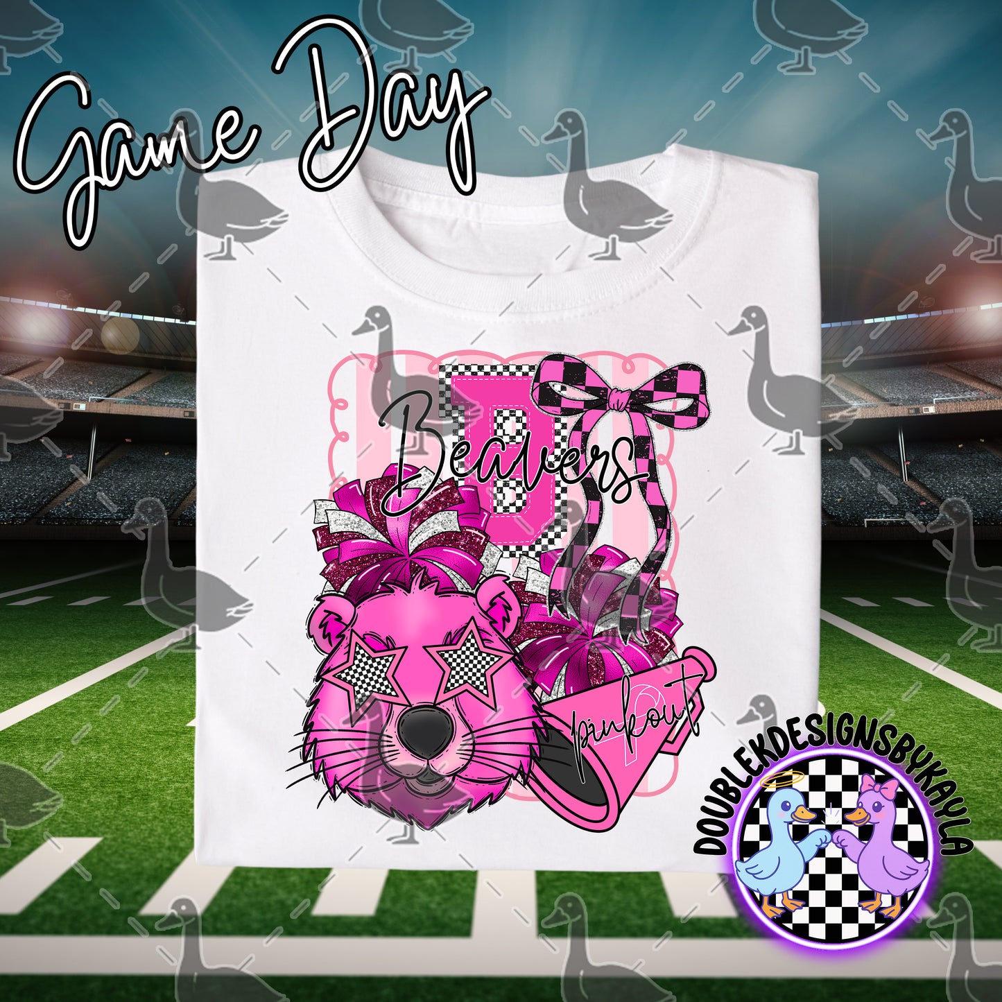 Pink Out Game Day Spirit Series – Multiple Team Options + Bundle