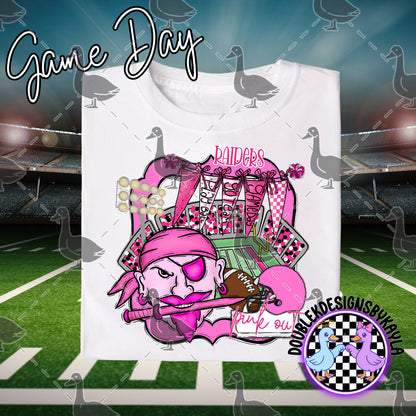 Pink Out Game Day Mascot Designs – 72 Digital Options + Bundle