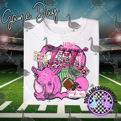 Pink Out Game Day Mascot Designs – 72 Digital Options + Bundle