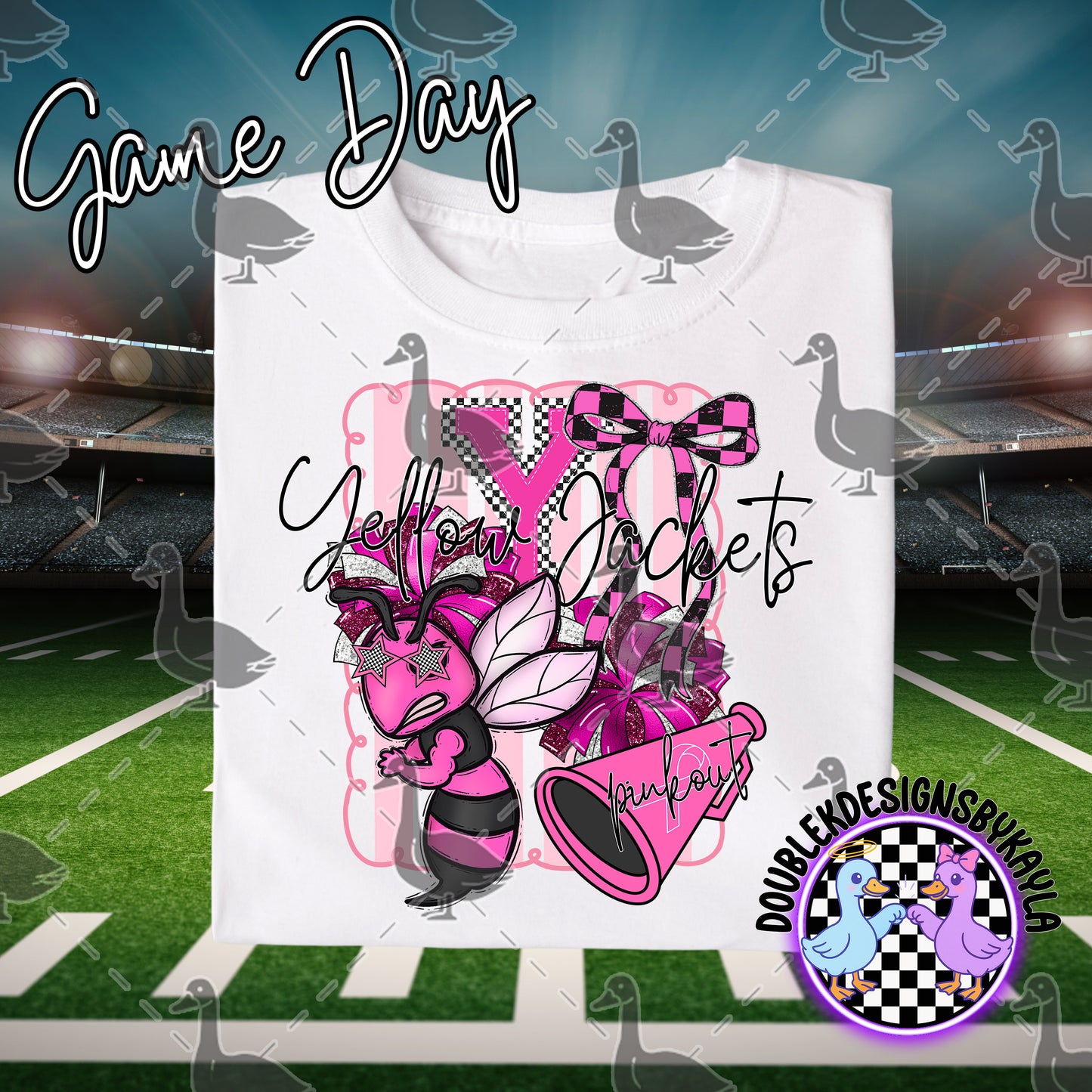 Pink Out Game Day Spirit Series – Multiple Team Options + Bundle