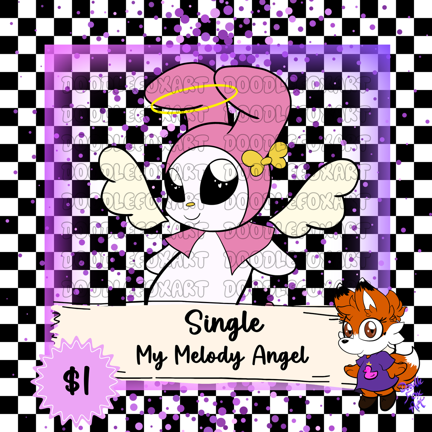 Single My Melody Angel Clipart