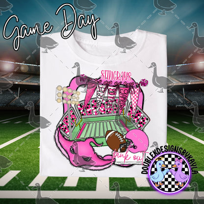 Pink Out Game Day Mascot Designs – 72 Digital Options + Bundle