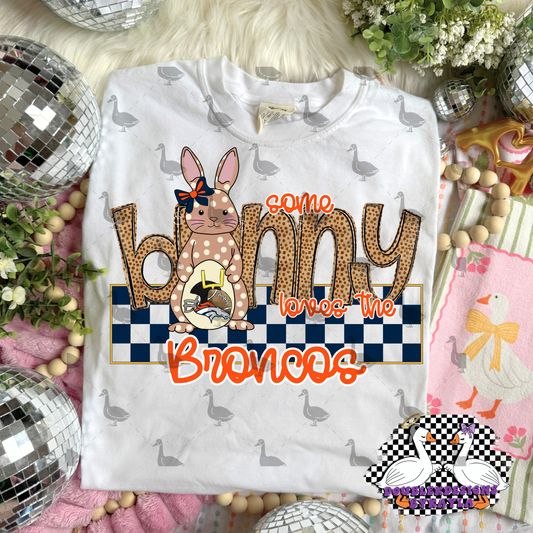 Some bunny loves the Broncos