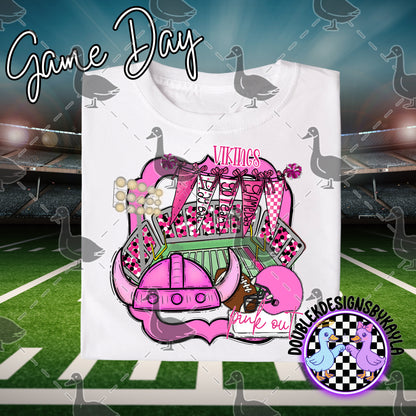 Pink Out Game Day Mascot Designs – 72 Digital Options + Bundle