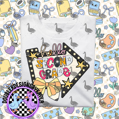Hello Starstruck Grades – Back to School PNG Bundle | Pre-K to 5th Grade Digital Designs