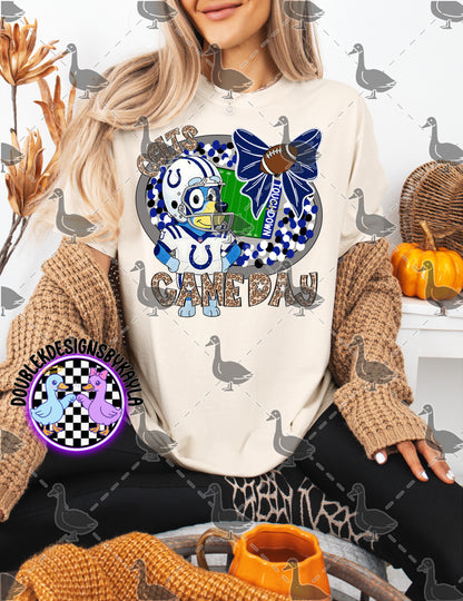 Game Day Football Bow Mascot Tee | Multiple Teams Available