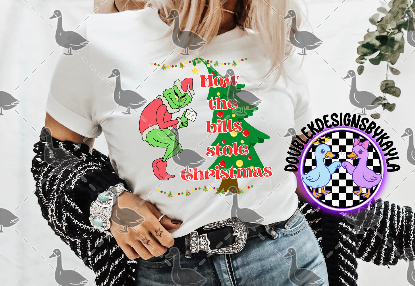 How the Bills Stole Christmas – Funny Grinch-Inspired Holiday Digital Design
