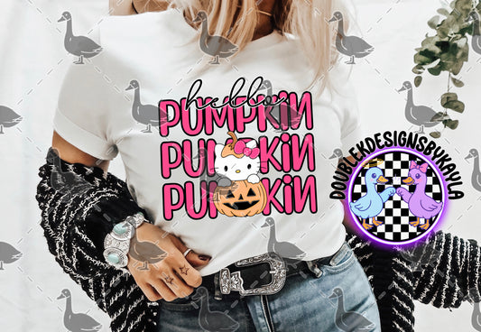 Hello Pumpkin – Cute Hello Kitty Halloween Shirt Design | Digital Download