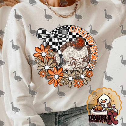 Checkerboard Floral NFL Team Digital Design | Multiple Teams