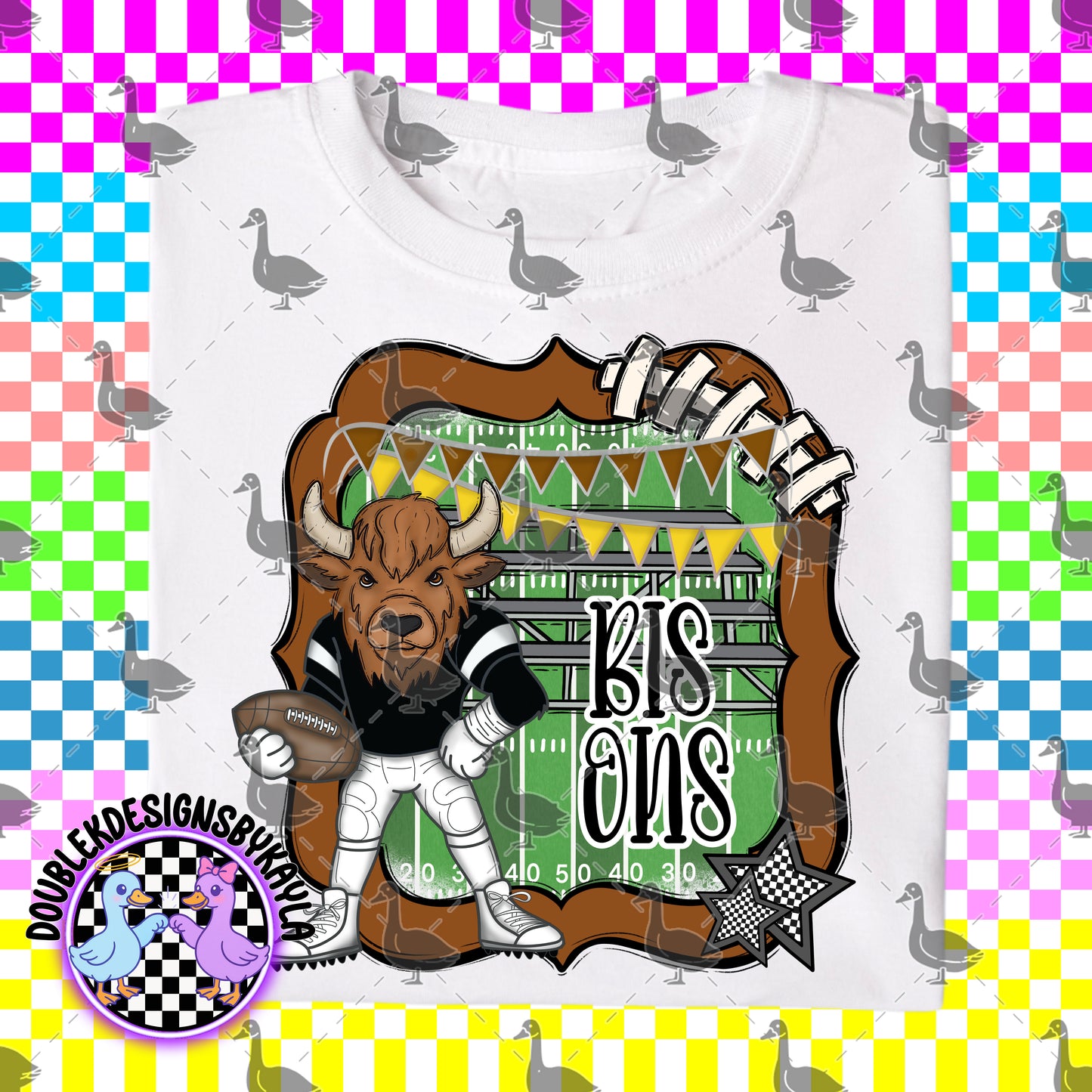 Gridiron Growlers – Mascot Football Series Team Spirit Bundle or individual PNG