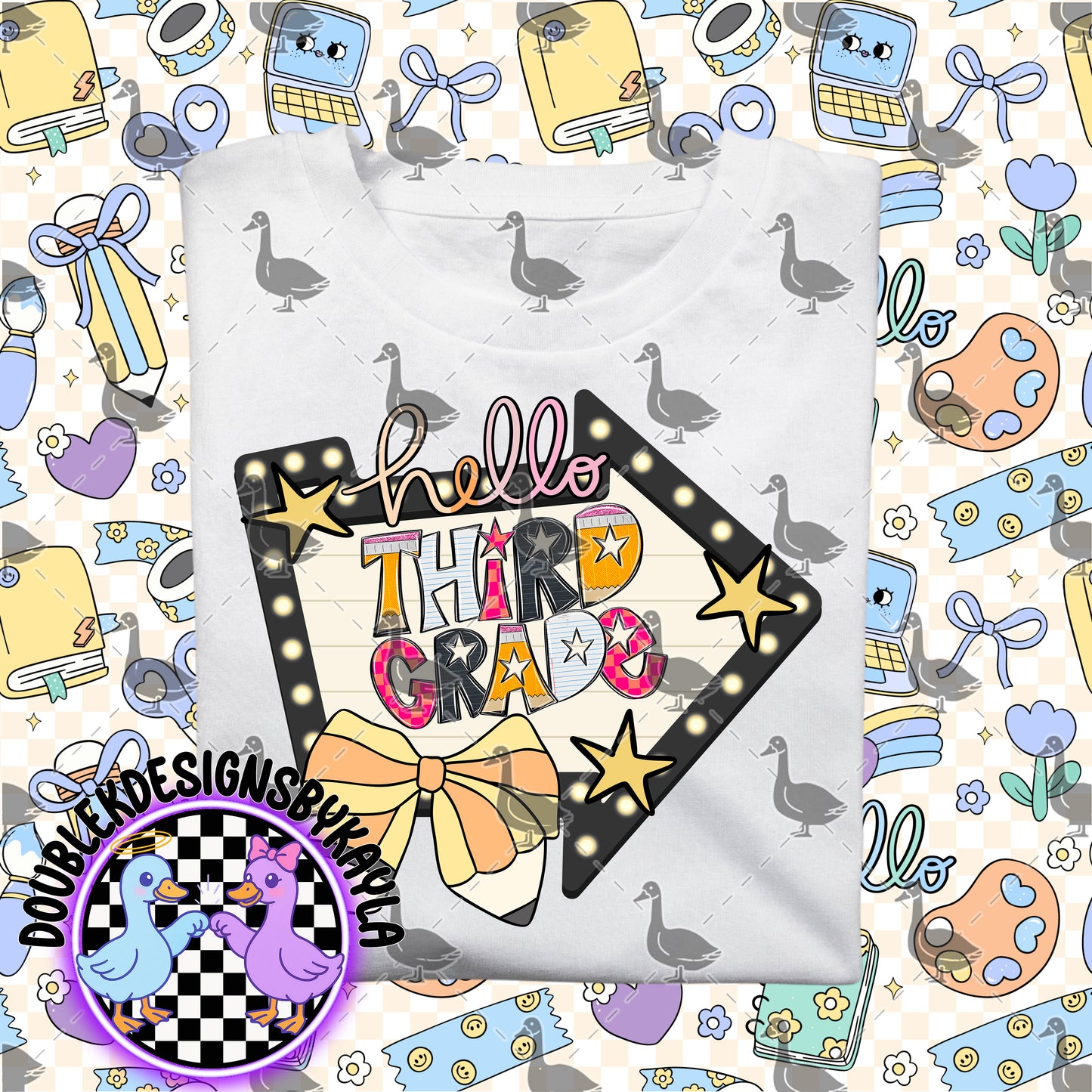 Hello Starstruck Grades – Back to School PNG Bundle | Pre-K to 5th Grade Digital Designs