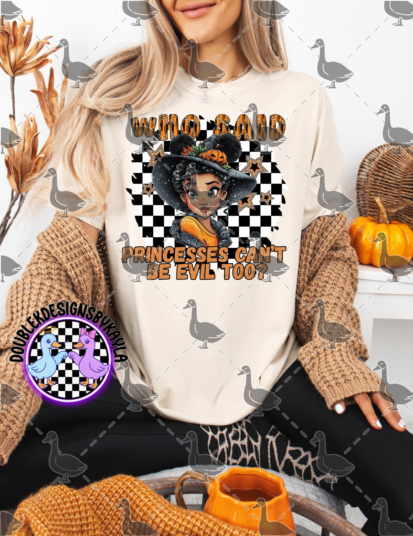 Who Said Princesses Can’t Be Evil Too | Halloween Princess Witch Digital Design