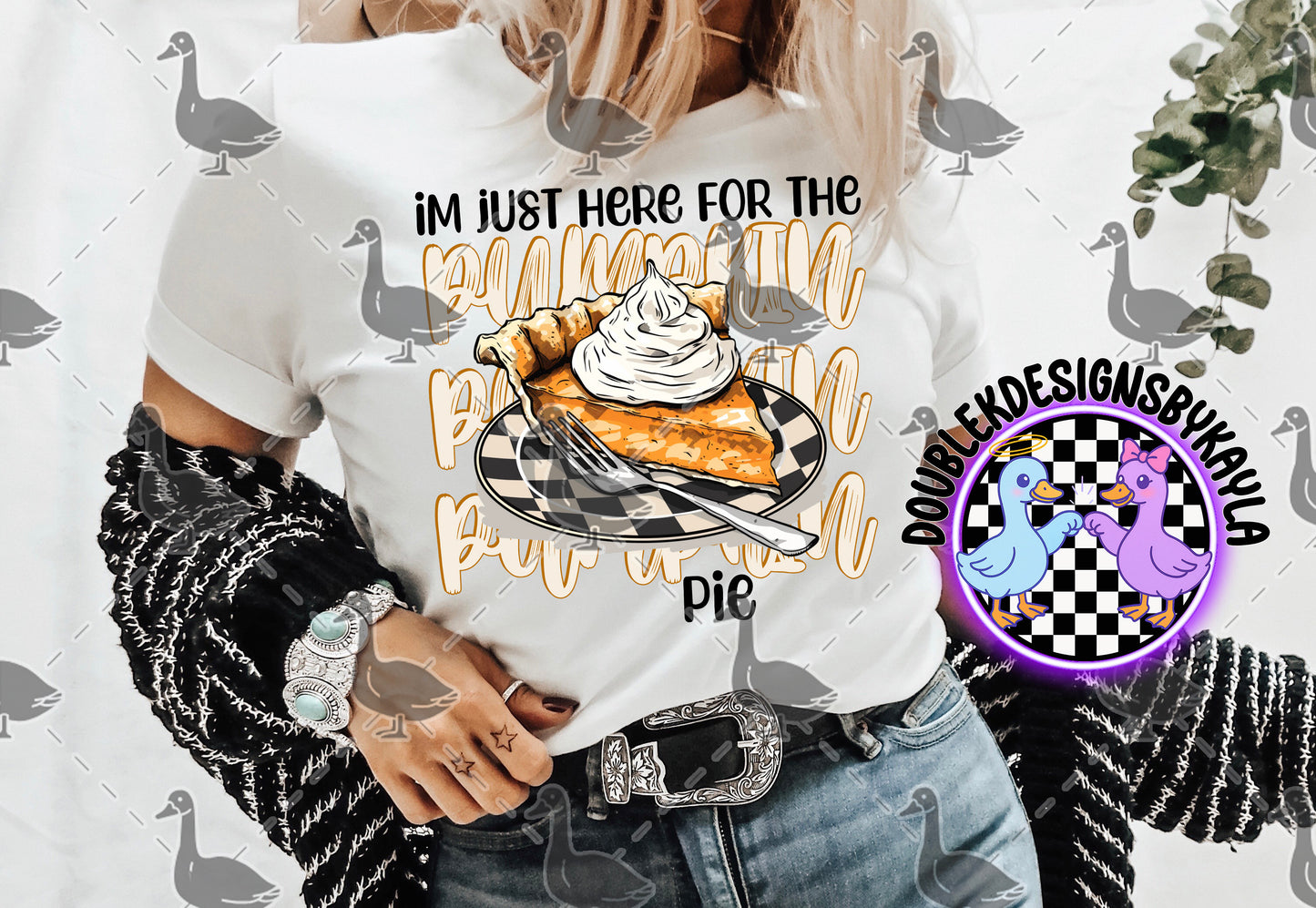 Pumpkin Pie Slice Digital Design – Thanksgiving Shirt PNG