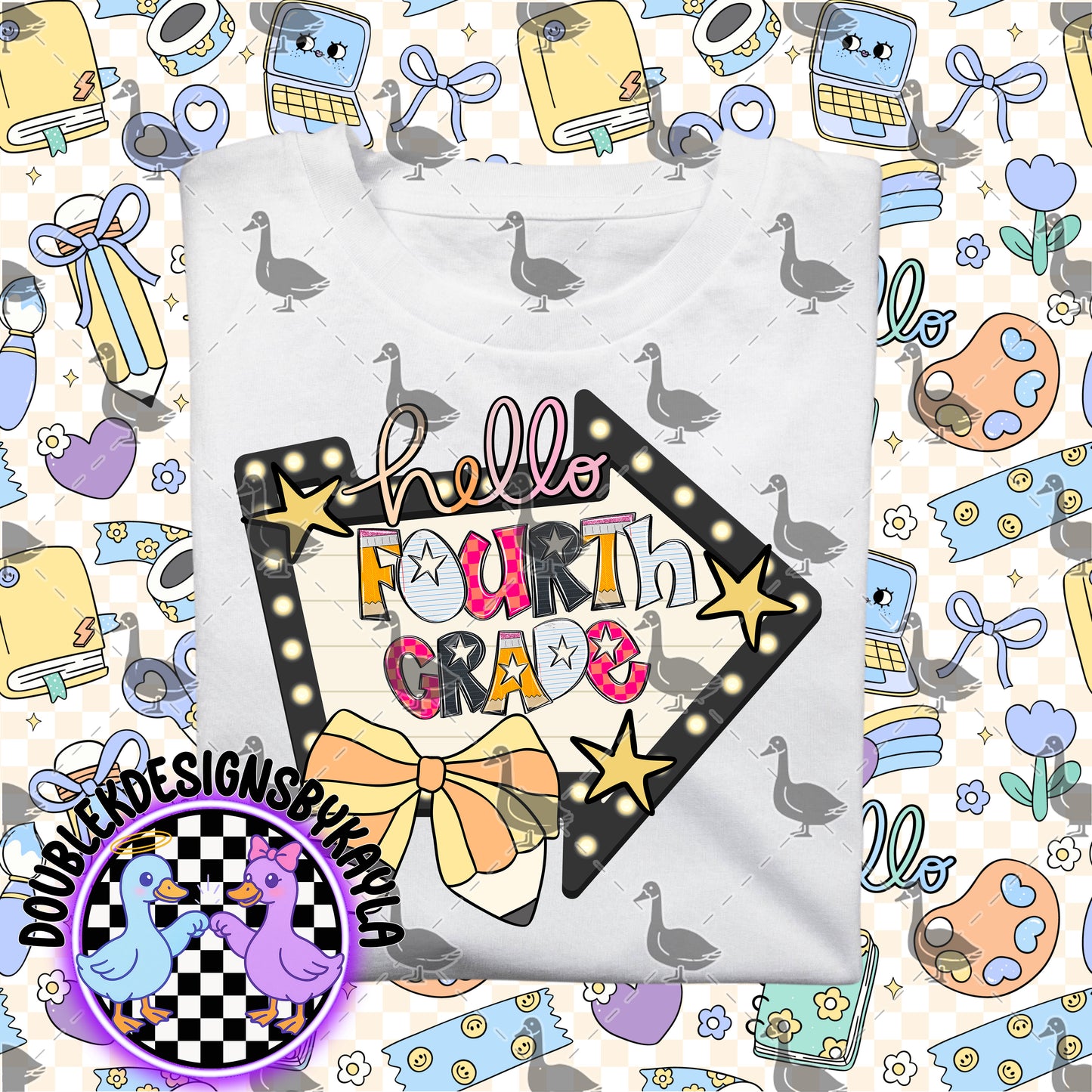 Hello Starstruck Grades – Back to School PNG Bundle | Pre-K to 5th Grade Digital Designs