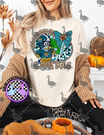 Game Day Football Bow Mascot Tee | Multiple Teams Available