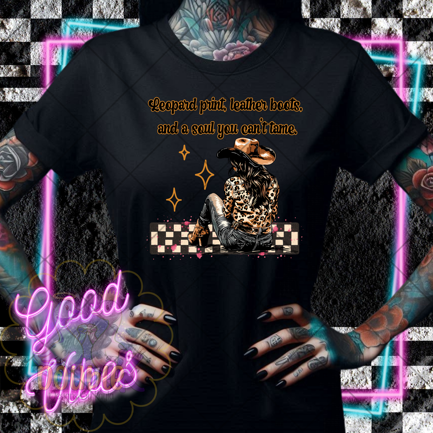 LEOPARD PRINT, LEATHER BOOTS, AND A SOUL YOU CANT TAME.