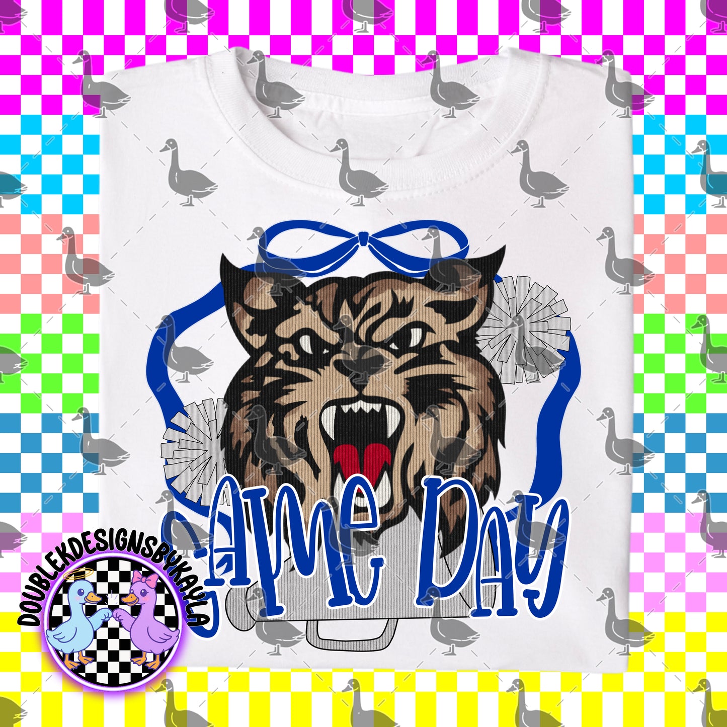 Game Day Bow + Pom Graphic Design Bundle – 16 Team-Inspired PNGs